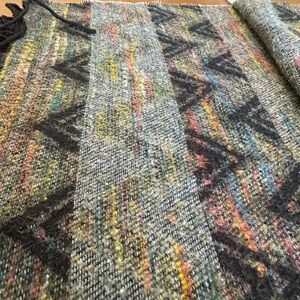 Cashmink Scarf With Fringe - 62”x 14”  - V. Fraas Germany